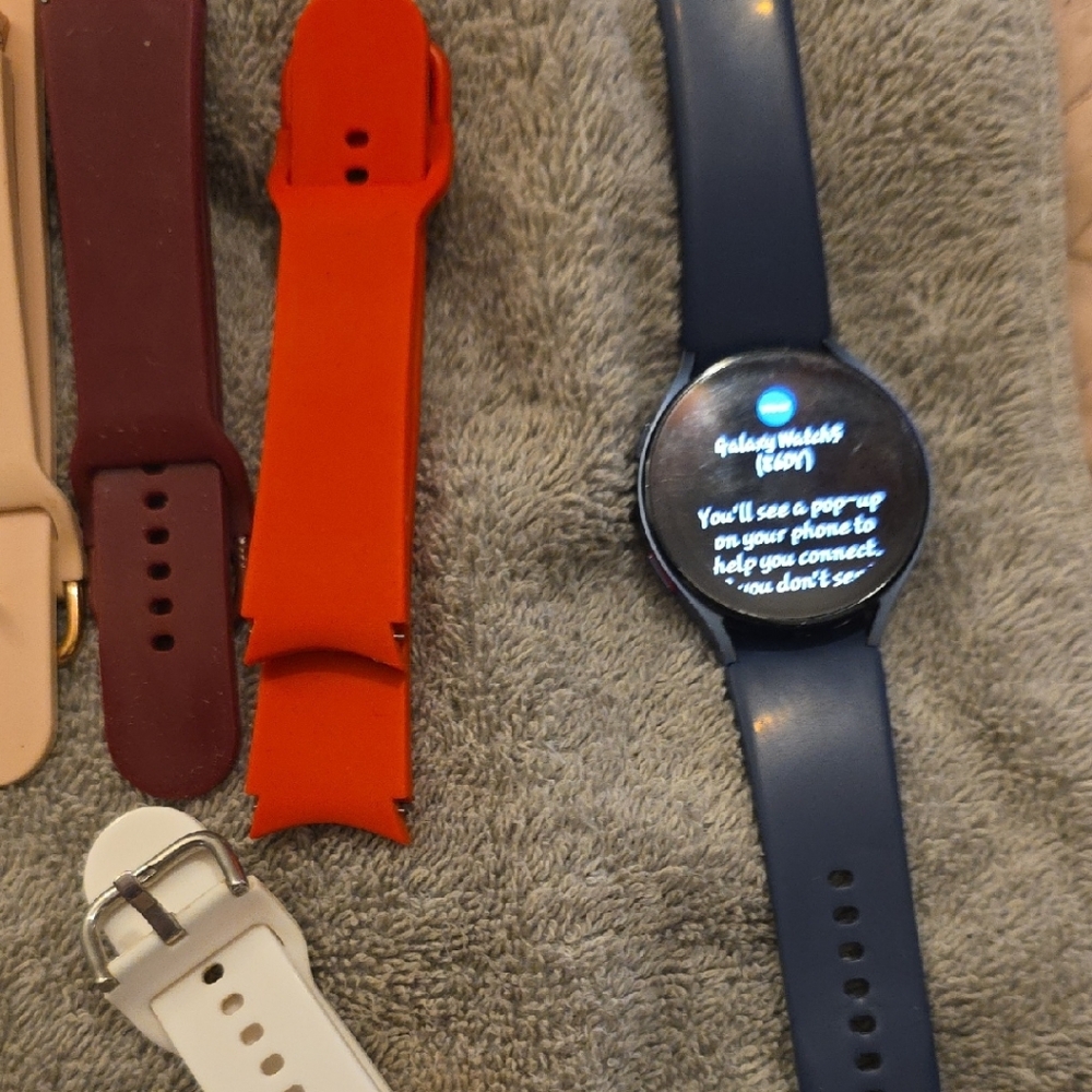 Samsung Smartwatch with Deep Blue Band